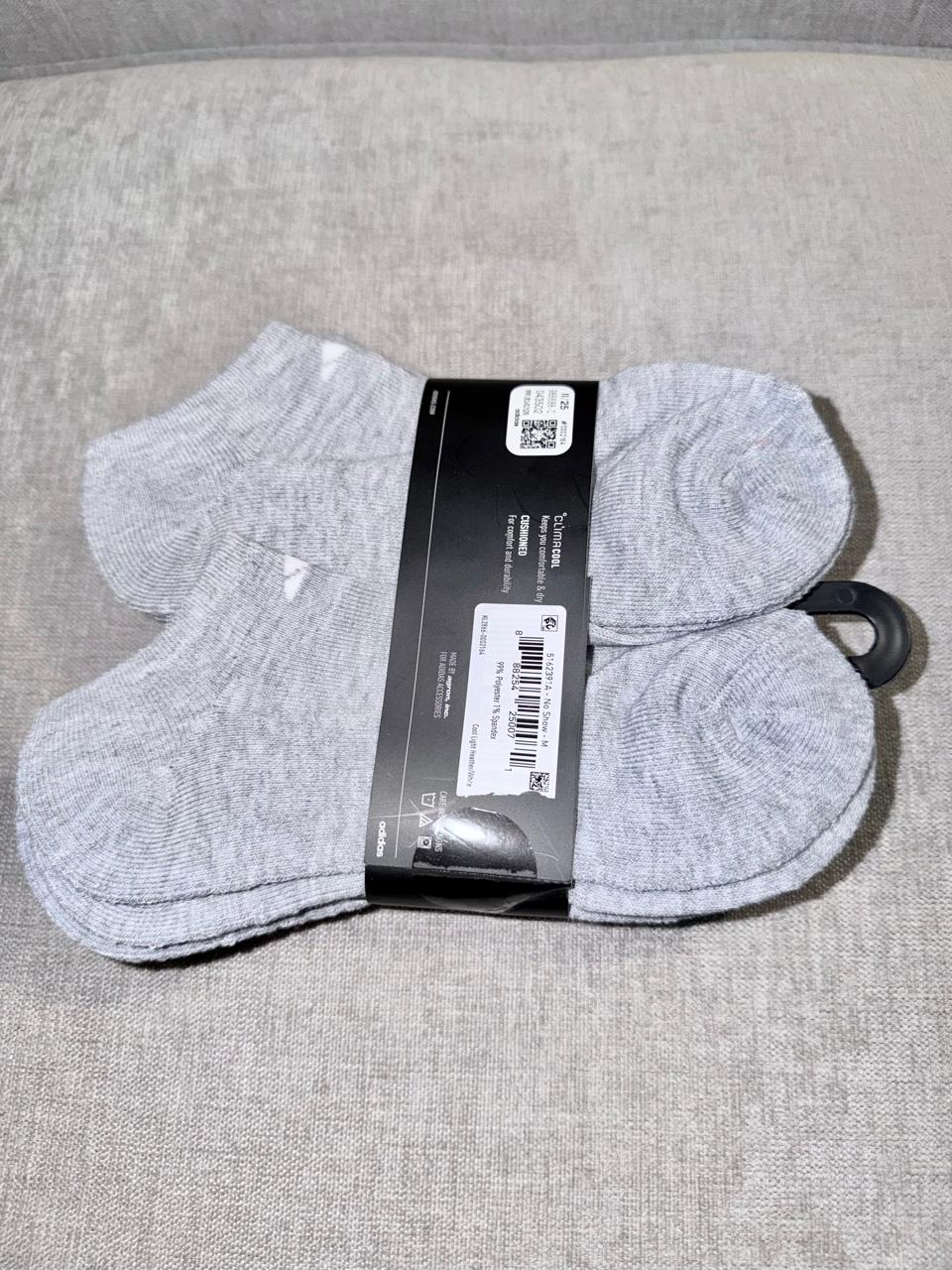Medias tobilleras acolchadas Climacool x 6 pares grises - Adidas