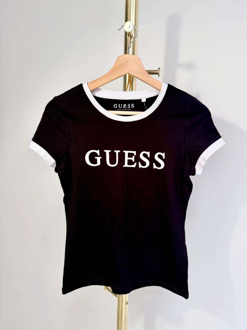 Camiseta Guess Negra Mujer - Mariana Pineda Encargos