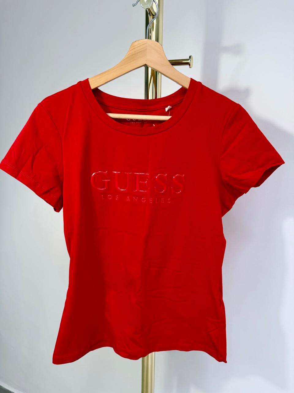 Camiseta logo brillante tipo latex - Guess
