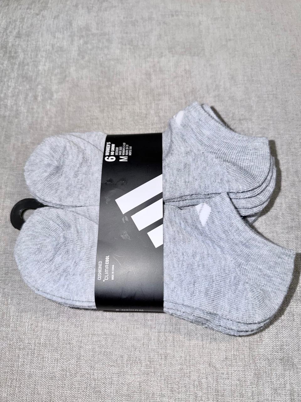 Medias tobilleras acolchadas Climacool x 6 pares grises - Adidas