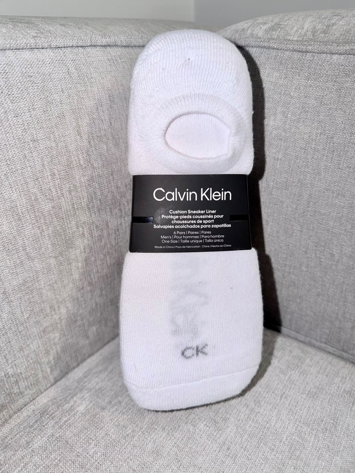 Medias tobilleras acolchadas x 6 pares - Calvin Klein