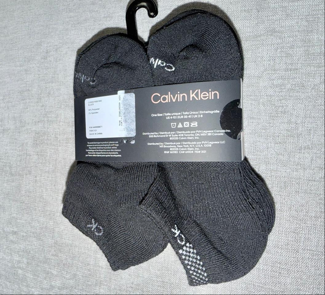 Medias tobilleras acolchadas x 6 pares logos  - Calvin Klein