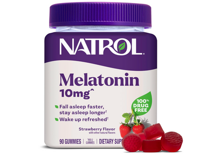 Natrol Gomitas de Melatonina, 10 mg, 90 gomitas