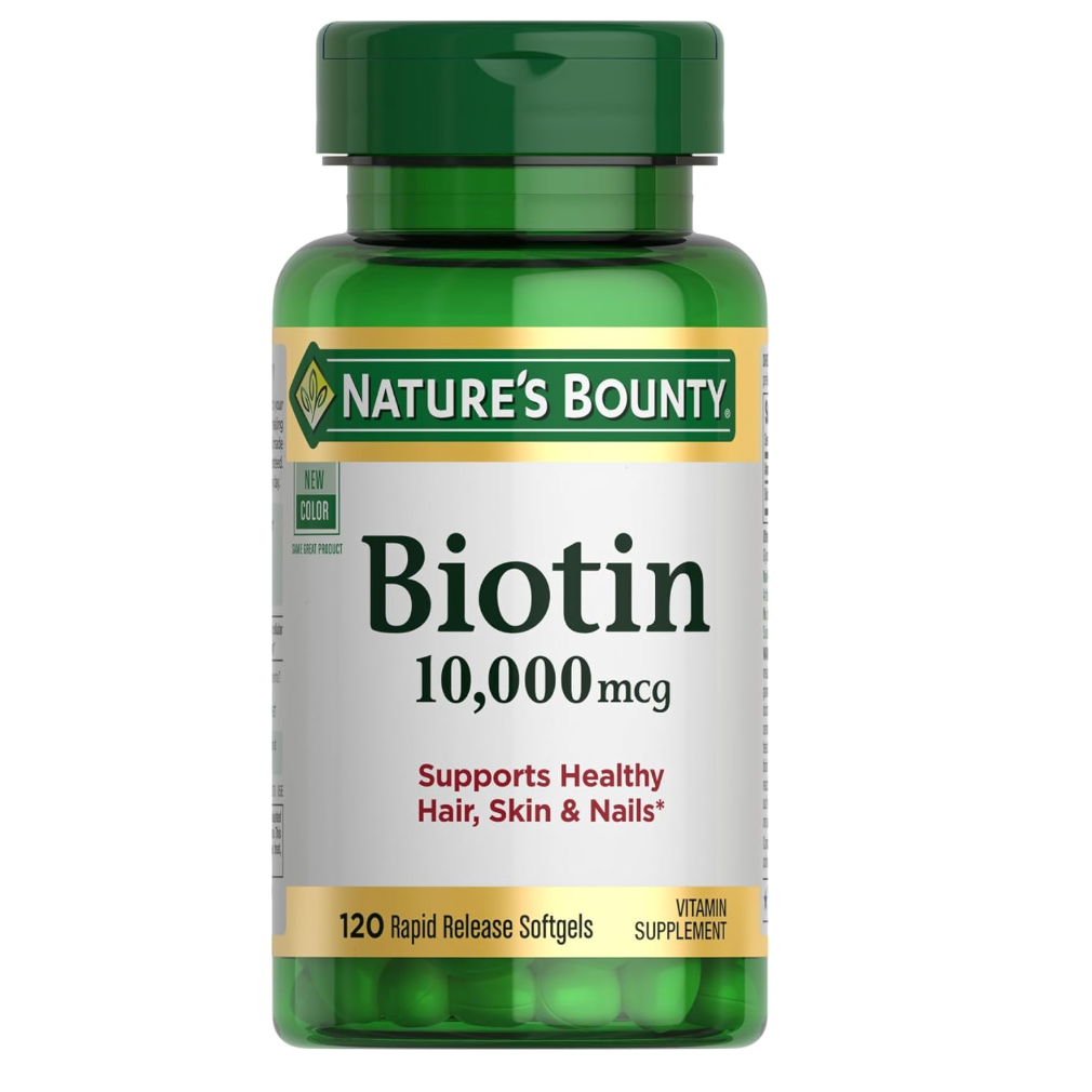Nature's Bounty Biotina, 10.000 mcg, 120 cápsulas