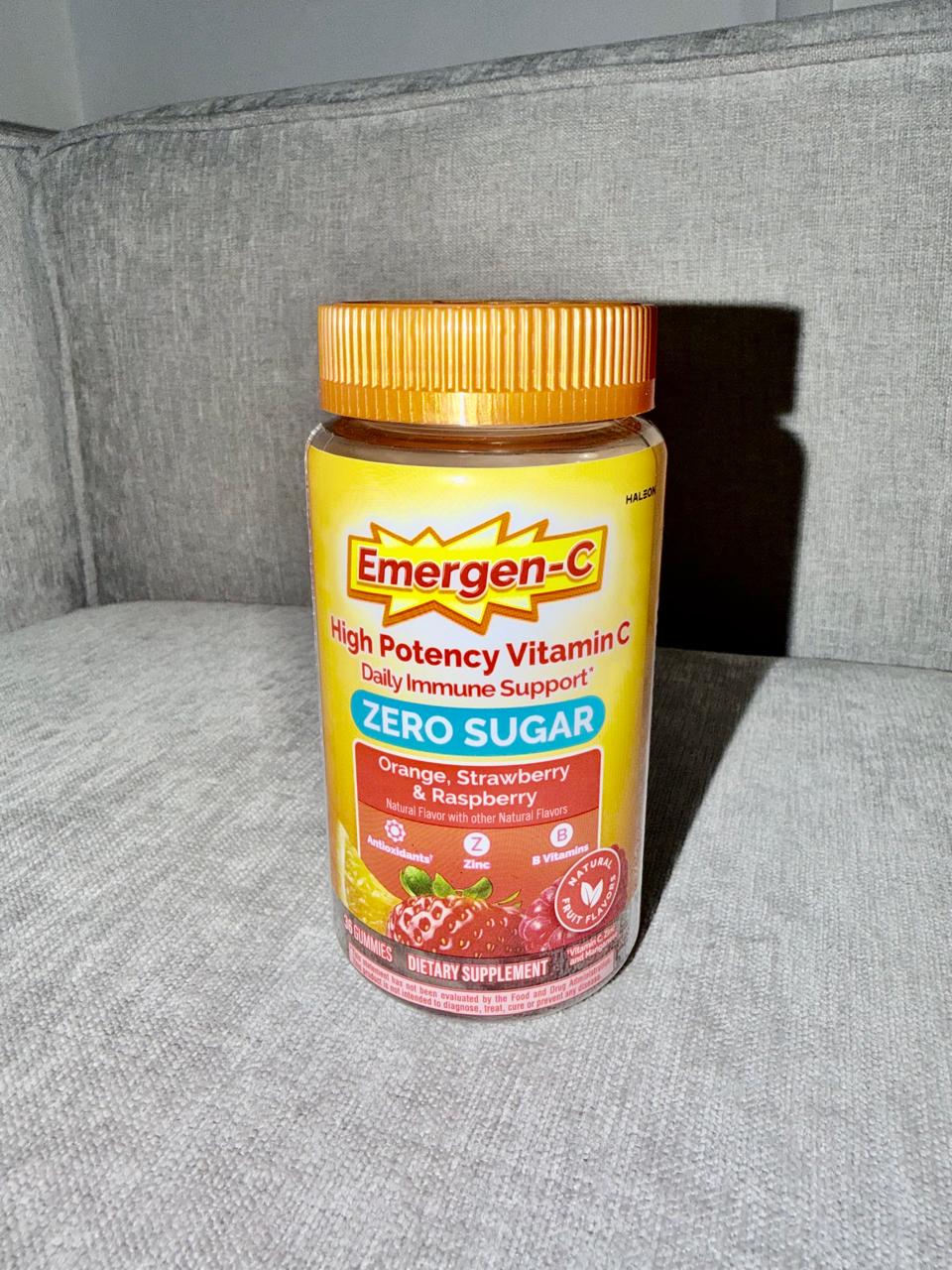 Vitamina C en gomitas cero azúcar x 36 unidades con Zinc y vitamina B Emergen-C
