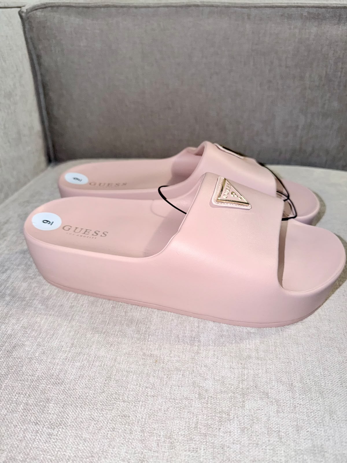 Sandalias plataforma logo mini - Guess